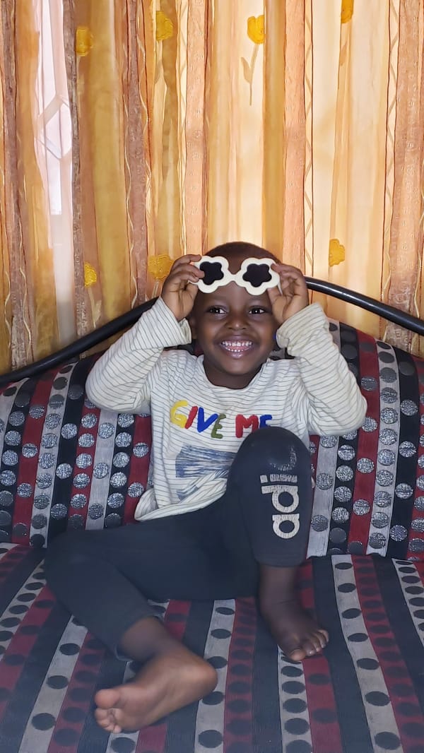 Children relaxing at home in Narayi, Nigeria