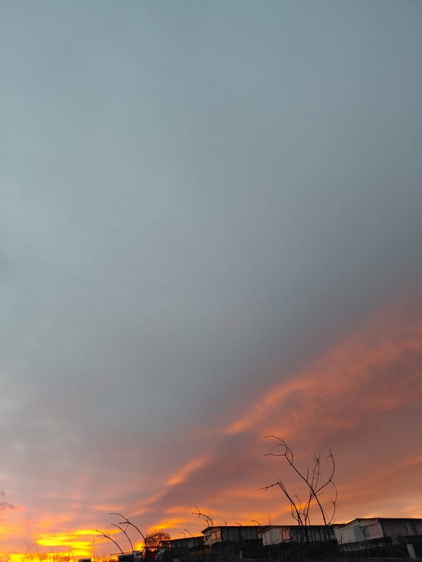 Sunset and home renovation documented in Tsarevo, Bulgaria