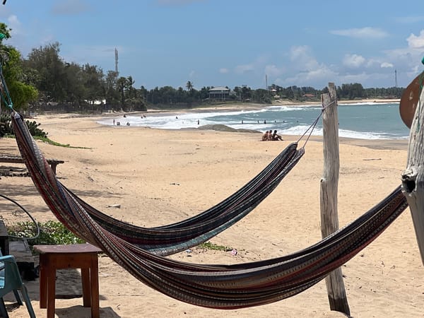 Morning beach scenes documented at Arugam Bay, Sri Lanka