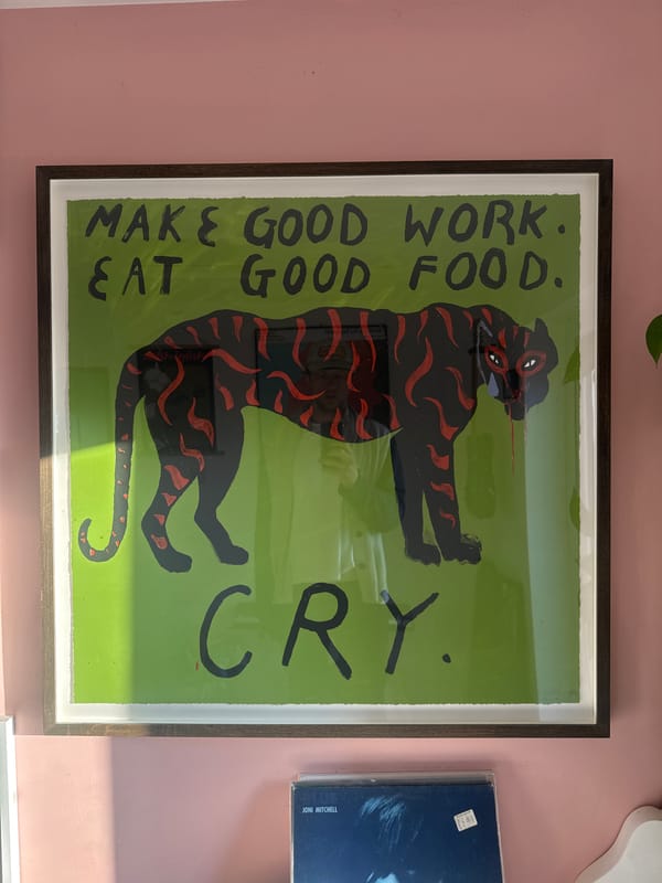 Contemporary artworks displayed in South Kesteven interior space