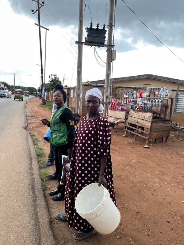 Ordinary street life unfolds in Gura Top Nigeria