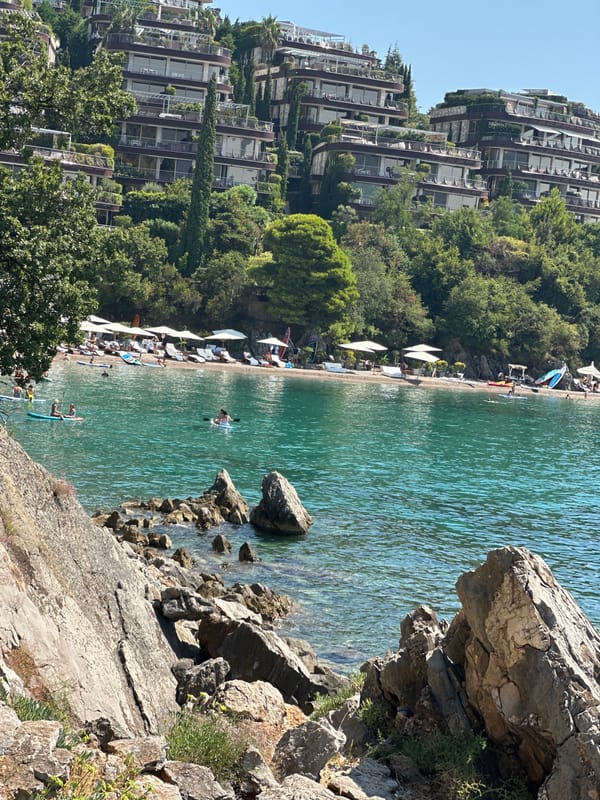 Sun, sea, and activity along the Budva Riviera