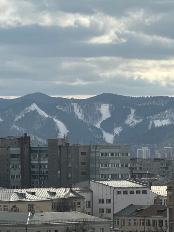 Krasnoyarsk residents document city views and pet cockatiel moments