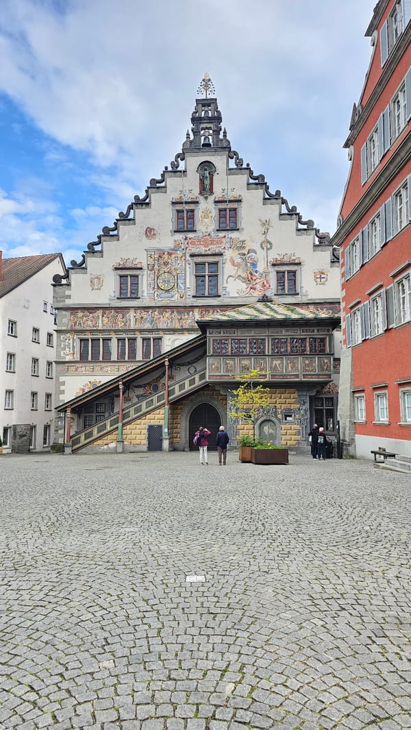 Historic Lindau Town Hall facade documented in Germany