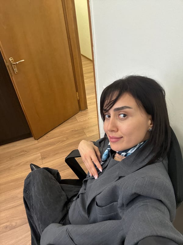 Professional photo session captured in Tbilisi office Friday morning