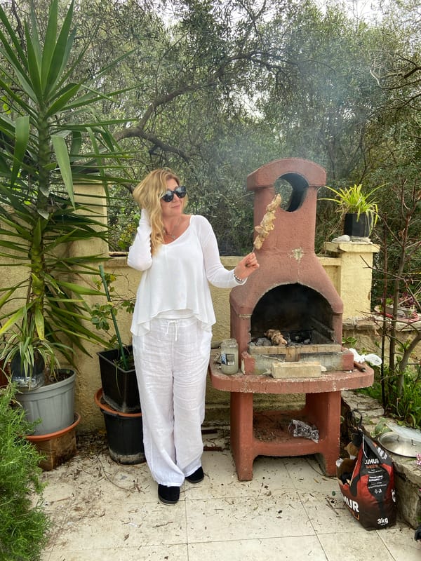 Outdoor grilling observed in Budva, Montenegro