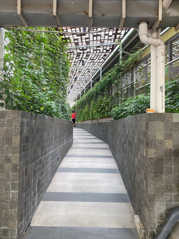 Casual morning visit to a North Jakarta outdoor food and leisure complex