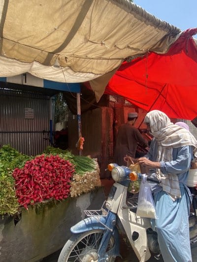 Morning market activity documented in Kandahar, Afghanistan