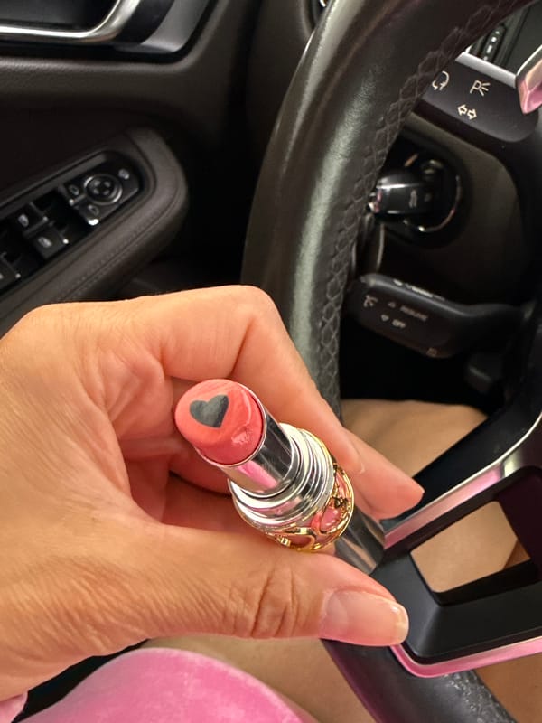 YSL lipstick in a Porsche, then a Votkinsk swim session