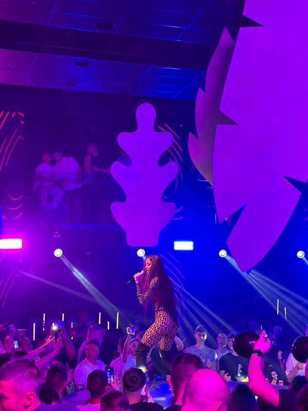 Female performer draws large crowd at Blagoevgrad concert venue