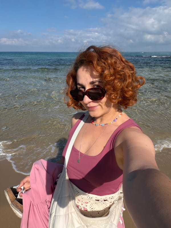 Morning beach scenes documented at Bat Yam, Israel