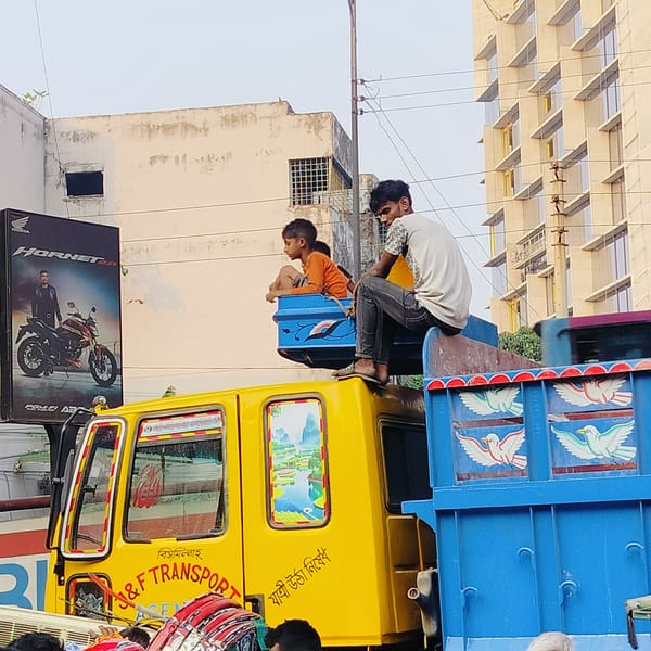 Shopping mall visit documented in Dhaka, Bangladesh
