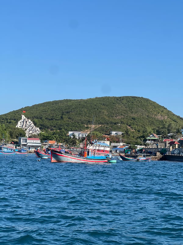 Various boats spotted in Nha Trang waters during morning hours