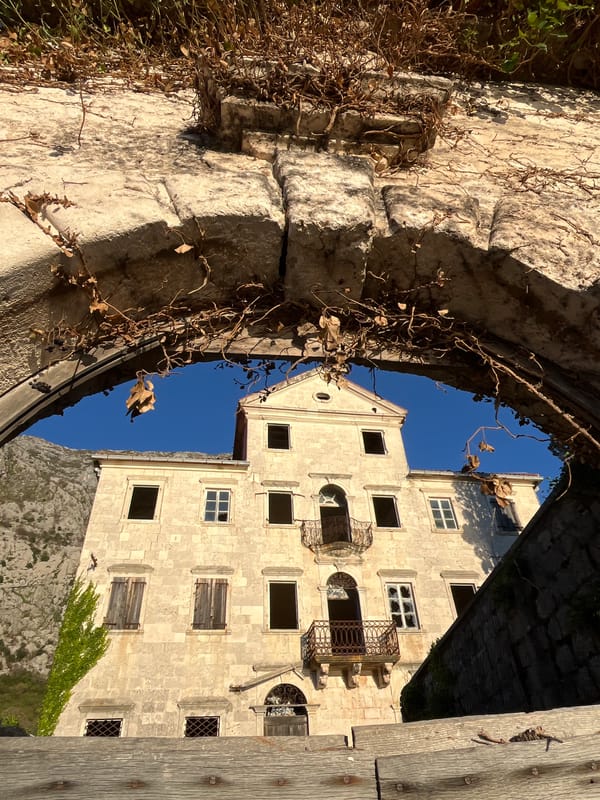 Historic Church and Architecture Documented in Dobrota, Montenegro