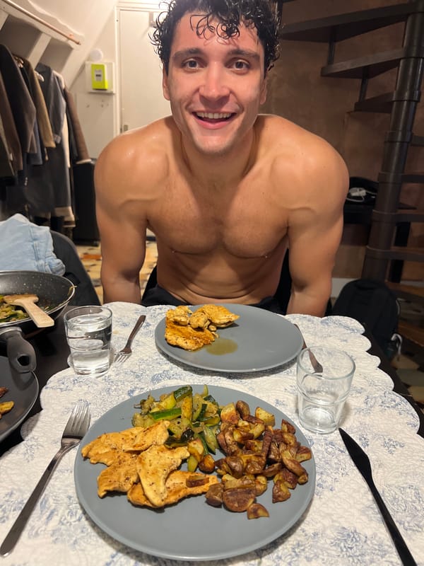 Home-cooked dinner for two, Paris evening