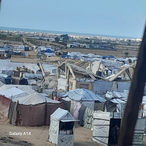 Life amid destruction: Khan Yunis scenes show camps, damage