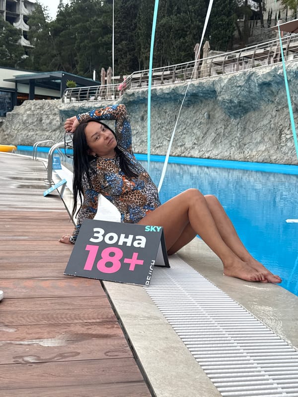 Poolside and beachfront afternoon at a Yalta resort