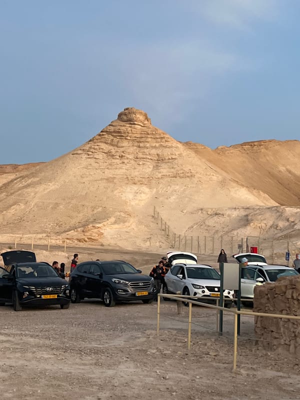 Early morning observations recorded at Masada archaeological site
