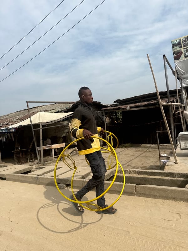 Young man spotted in casual dress in Ado, Nigeria