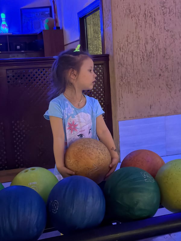 Bowling Group Outing Documented in Chaikovsky, Russia
