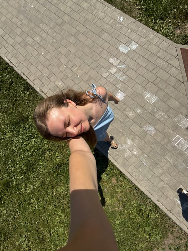 Mother and child enjoy morning playground time in Vladimir