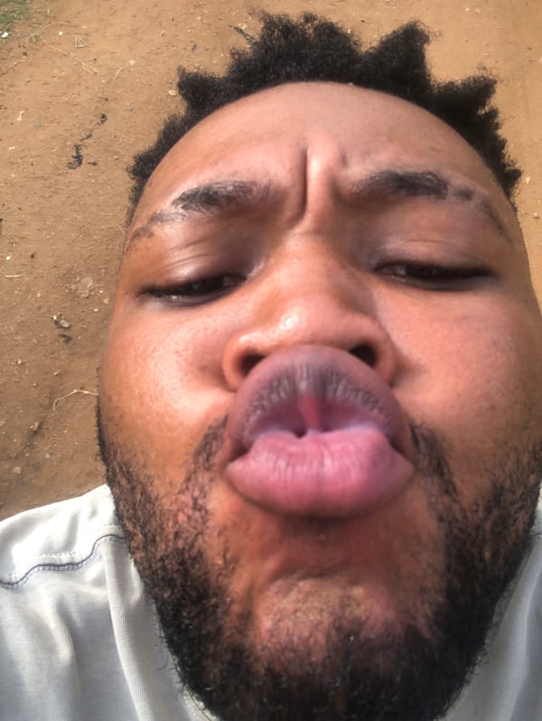 Man photographed in multiple close-up shots over 15 minutes