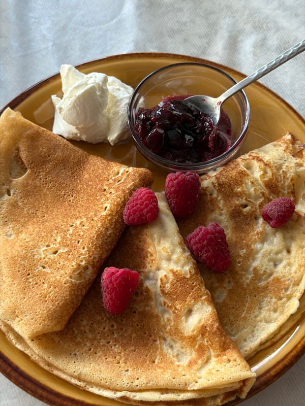 Crepes and mountain sunset views in Podgorica