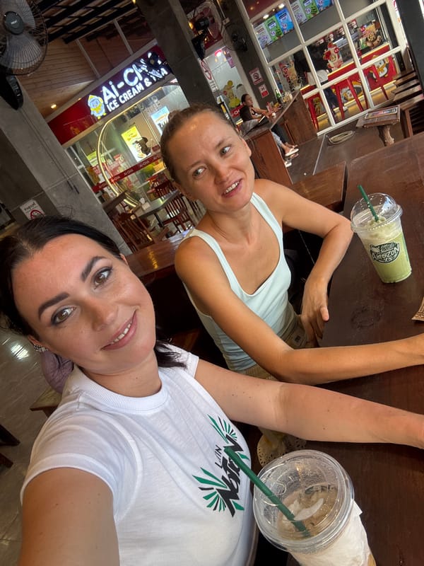 Morning coffee visit at Cafe Amazon in Pattaya