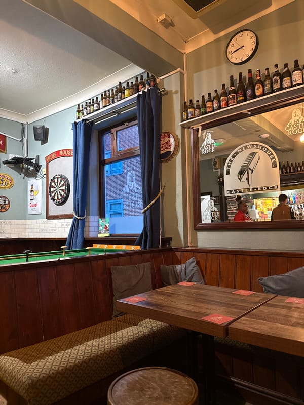 Interior view captured at The News House pub, Nottingham