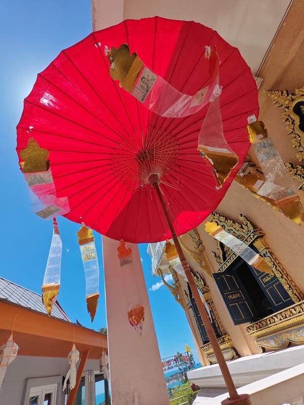 Morning visit to Khao Hua Jook Pagoda, Koh Samui