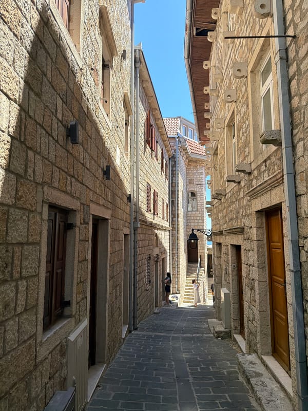 Morning exploring Ulcinj's old town on a Saturday vlog