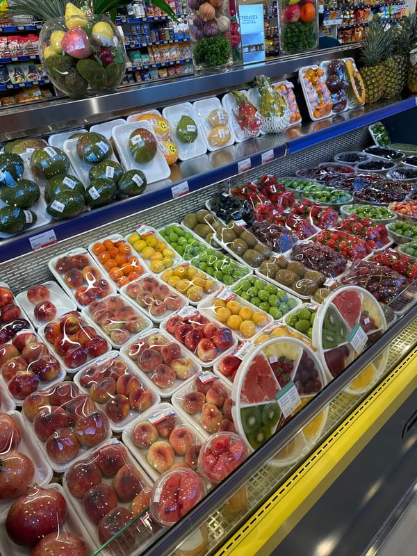 Routine grocery shopping activity documented in Yerevan, Armenia