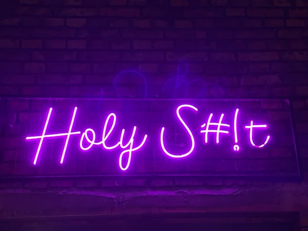 Colorful neon signs spotted across Belgrade during evening hours