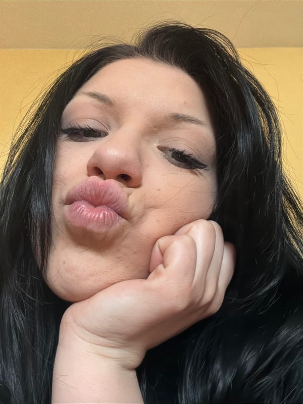 Woman takes selfies in Ravda, Bulgaria