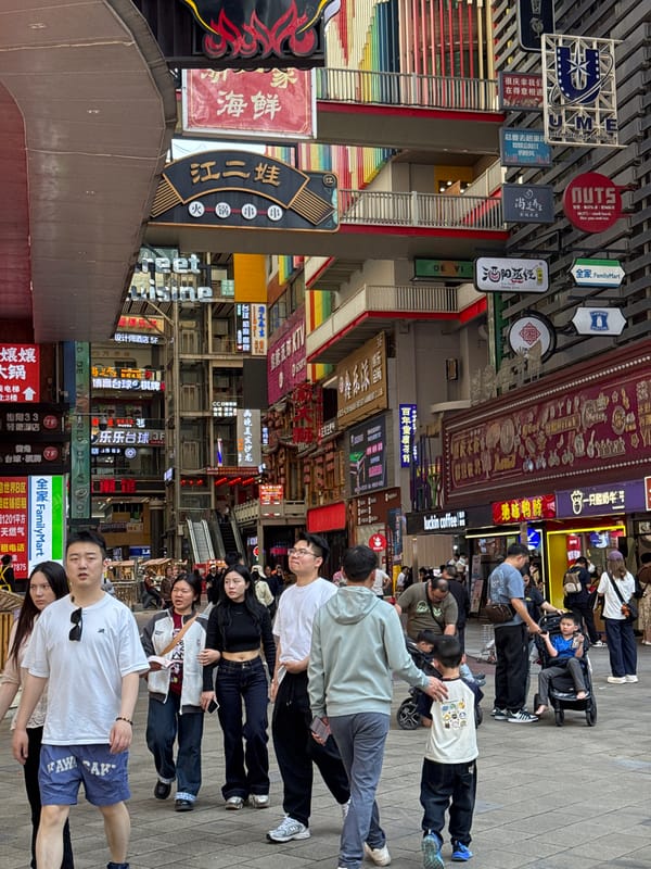 Morning commuter activity observed across Yuzhong District, China