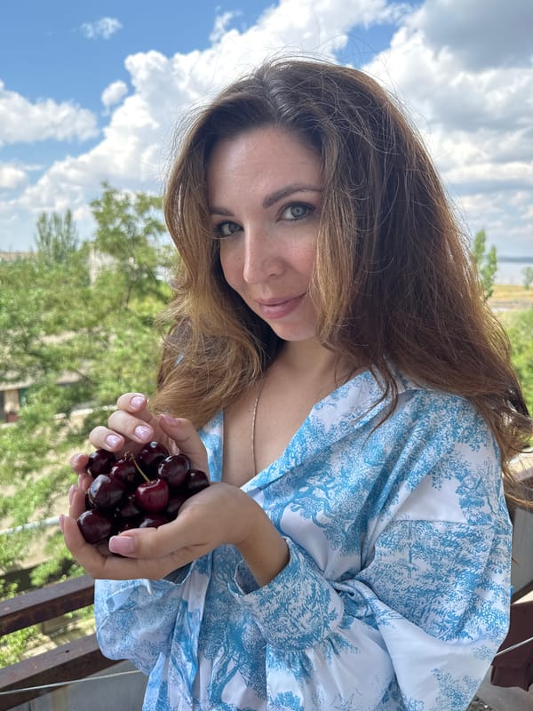 Cherry season on a balcony in Odesa, summer 2026