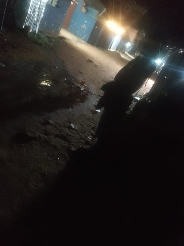 Wet streets documented after rain in Nigerian towns