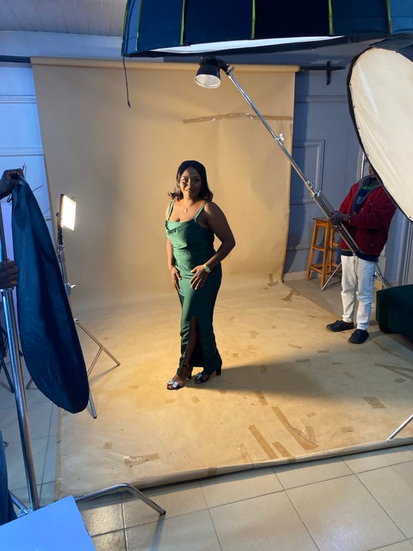 Studio photoshoot in full swing in Bukuru, Nigeria