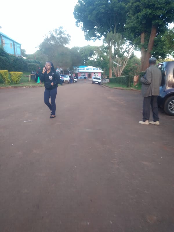 Phone use observed near medical center in Nyeri