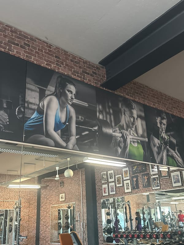 Gym interior documented in Brunnthal, Germany