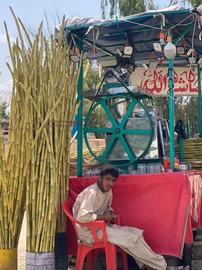 Morning street commerce continues in Kandahar