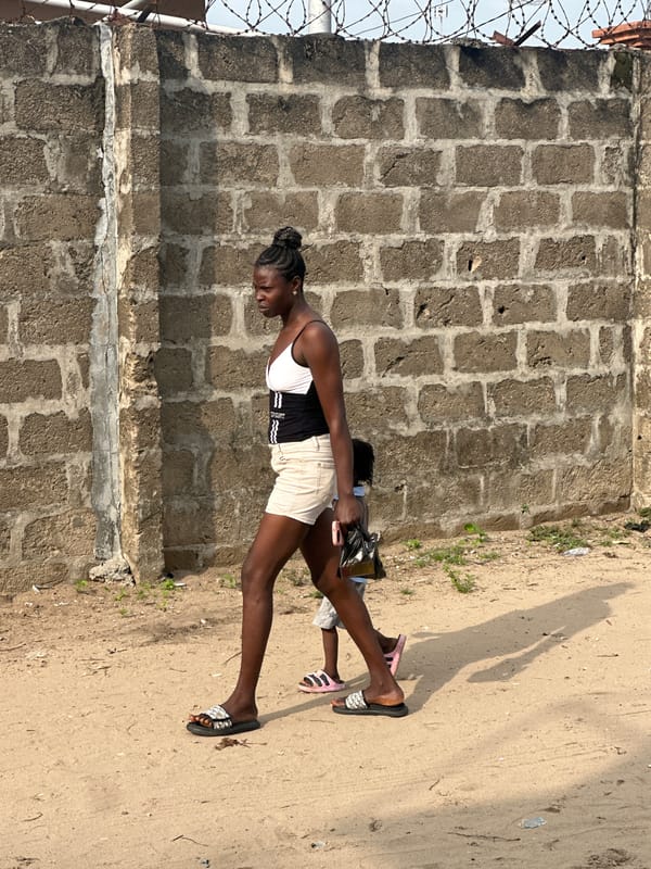 Morning life unfolds in Badagry, Nigeria community