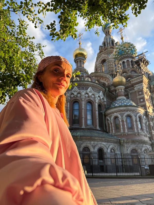 Golden hour at the Church of the Savior on Spilled Blood, Saint Petersburg