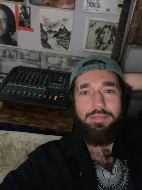 Inside a musician's gear-filled room in Chalong