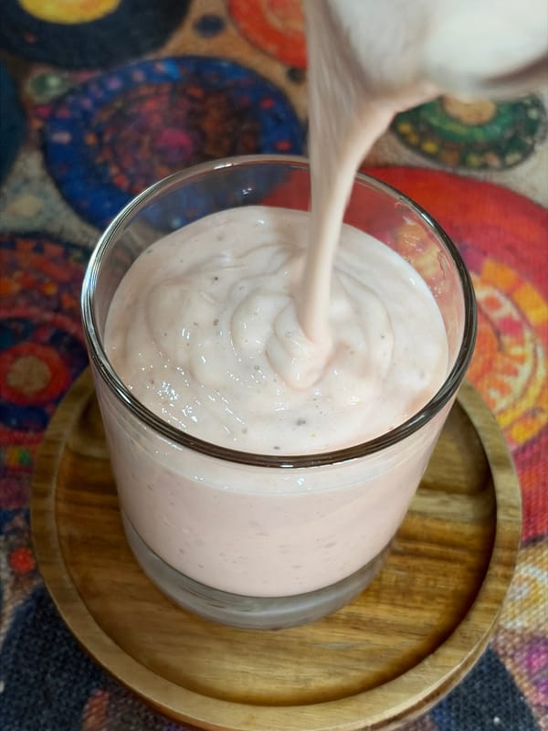 Pink smoothie preparation observed across Lagos area locations