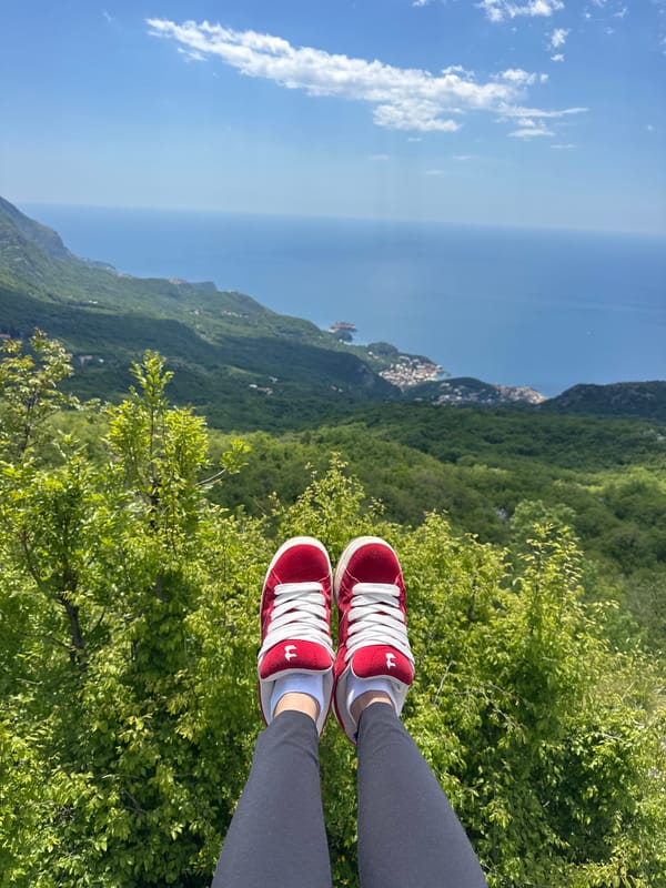 Scenic mountain views and grilling documented in Brajici, Montenegro