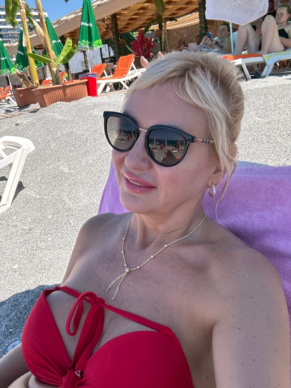 Lazy summer morning on Alanya's Cleopatra Beach
