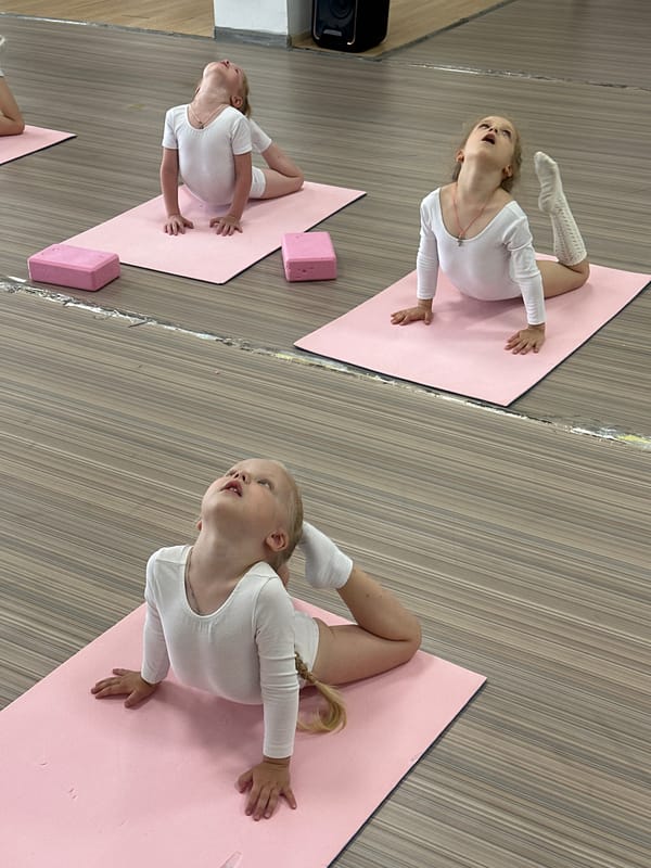 Dance and gymnastics training sessions at a Votkinsk studio