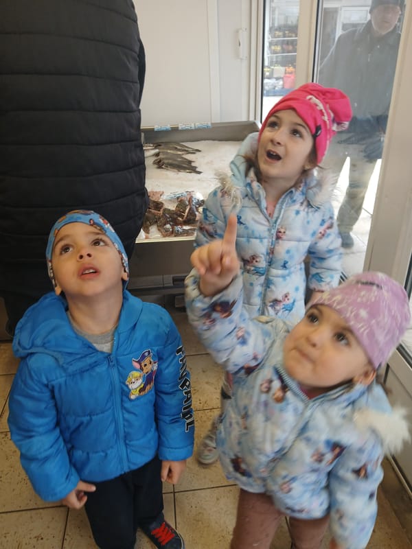 Morning life documented in Kavarna market district