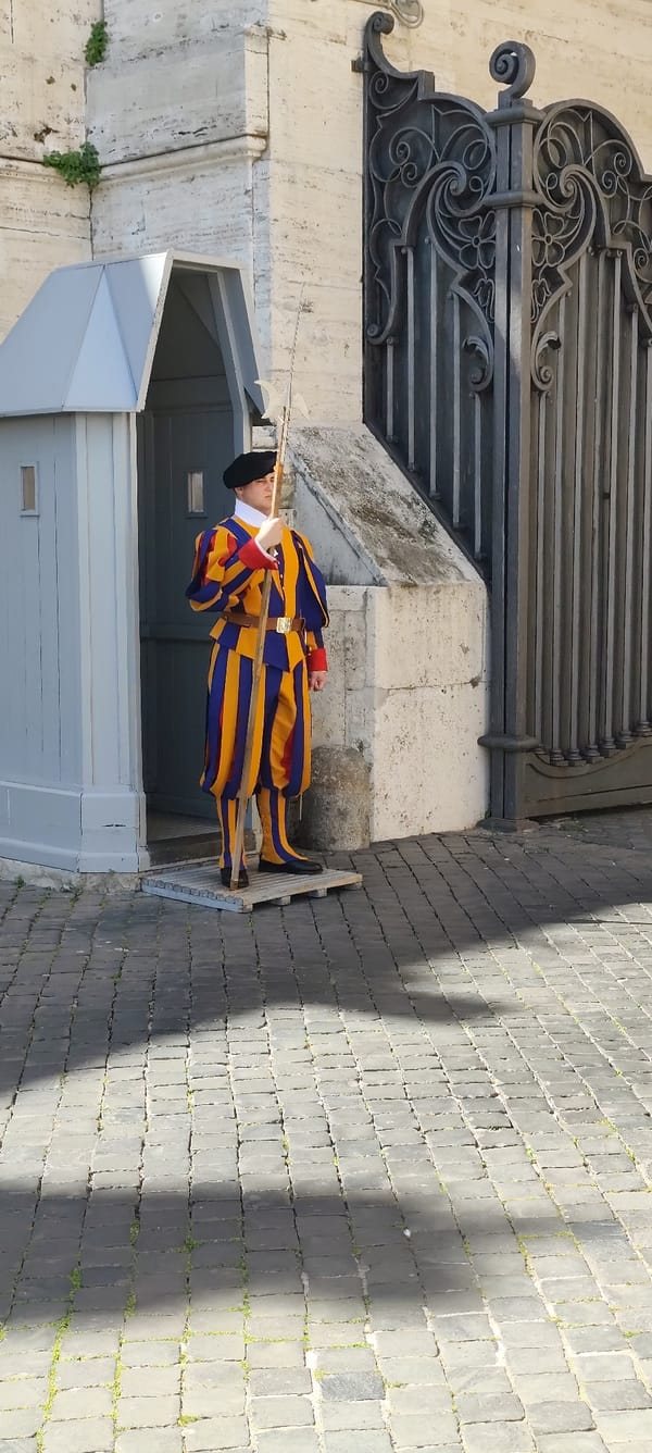 Tourist captures St. Peter's Basilica interior details during Vatican visit